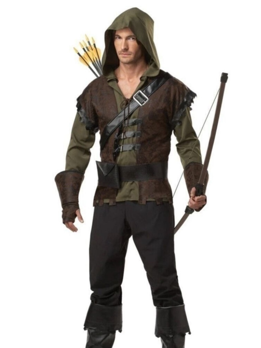 Robin Hood Men Halloween Costume Size Medium 40-42 Brand New